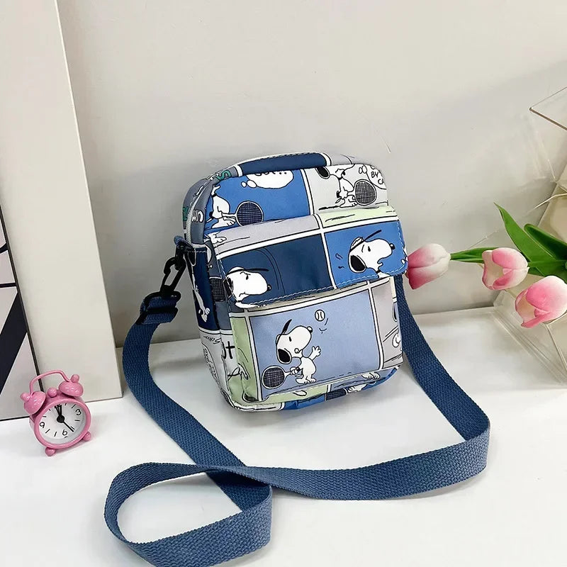 Snoopy Crossbody Bags for Ladies Kawaii Purses Phone Case Peanuts Kawaii Shoulder Bags for Women Coin Pouch Cartoon Cute Wallet