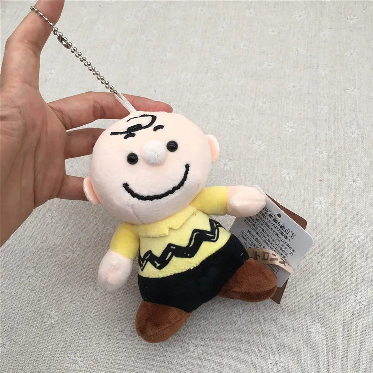 New Kawaii Snoopy Stuffed Plush Pendant Cute Backpack Bag Pendant Keychain Women's Bag Pendant Children's Birthday Gift