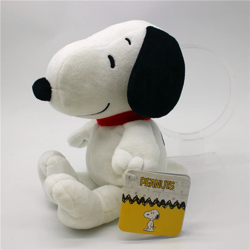 1piece 25CM Peanuts high quality Snoopy Woodstock Plush soft toys Snoopy dog animal dolls best Christmas present