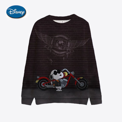 Autumn and Winter Hot-selling Disney Snoopy Sweater 3D Printing Adult Women's Spring and Autumn New Hoodie Street Casual Jumper