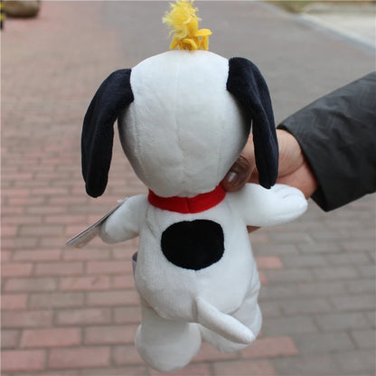 1piece 25CM Peanuts Snoopy with Woodstock bird Plush soft toys Snoopy dog toys best Christmas present  Valentine's Day gift