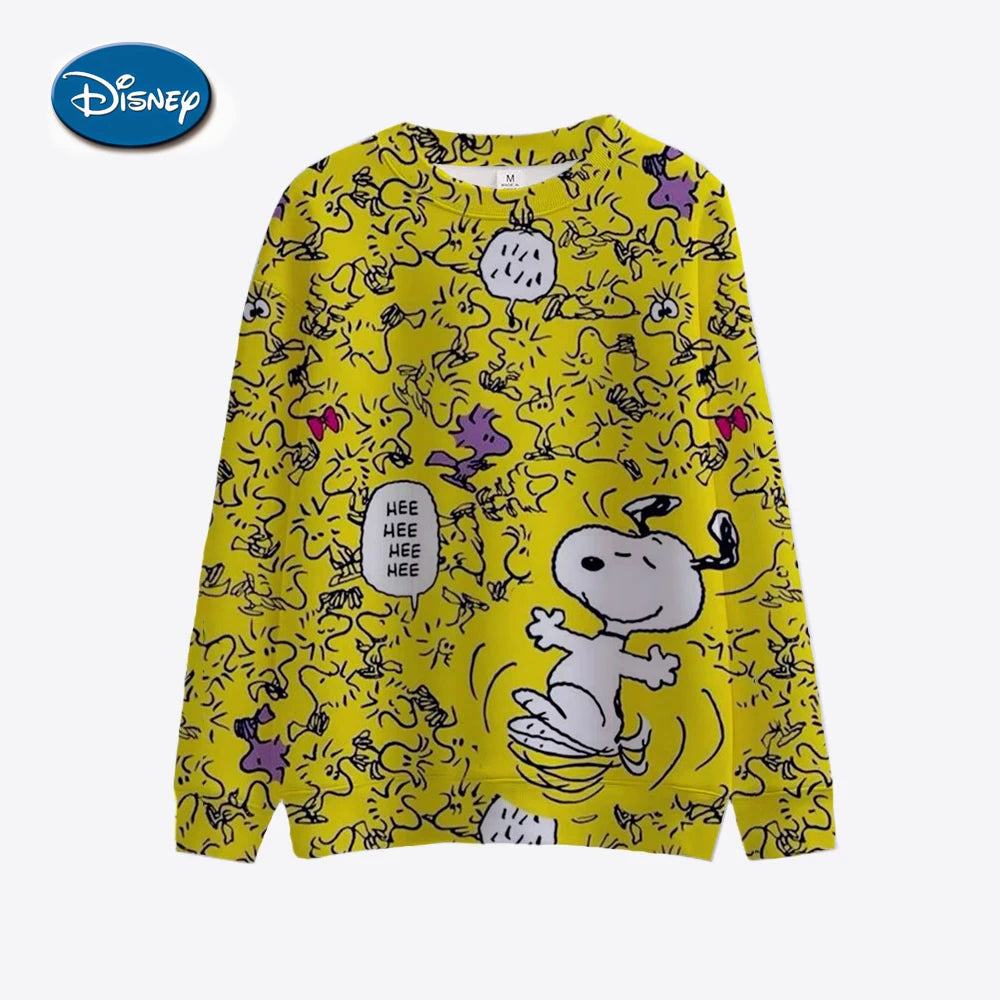 Autumn and Winter Hot-selling Disney Snoopy Sweater 3D Printing Adult Women's Spring and Autumn New Hoodie Street Casual Jumper