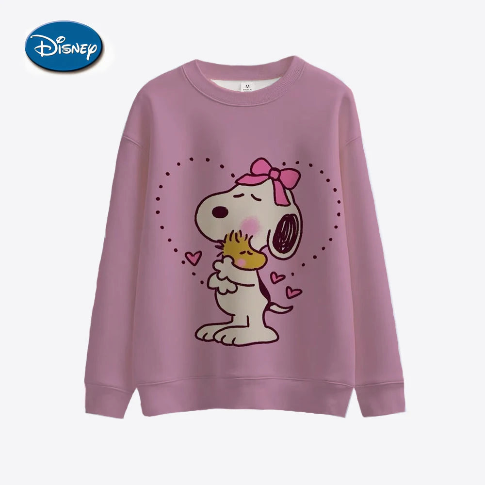 Autumn and Winter Hot-selling Disney Snoopy Sweater 3D Printing Adult Women's Spring and Autumn New Hoodie Street Casual Jumper