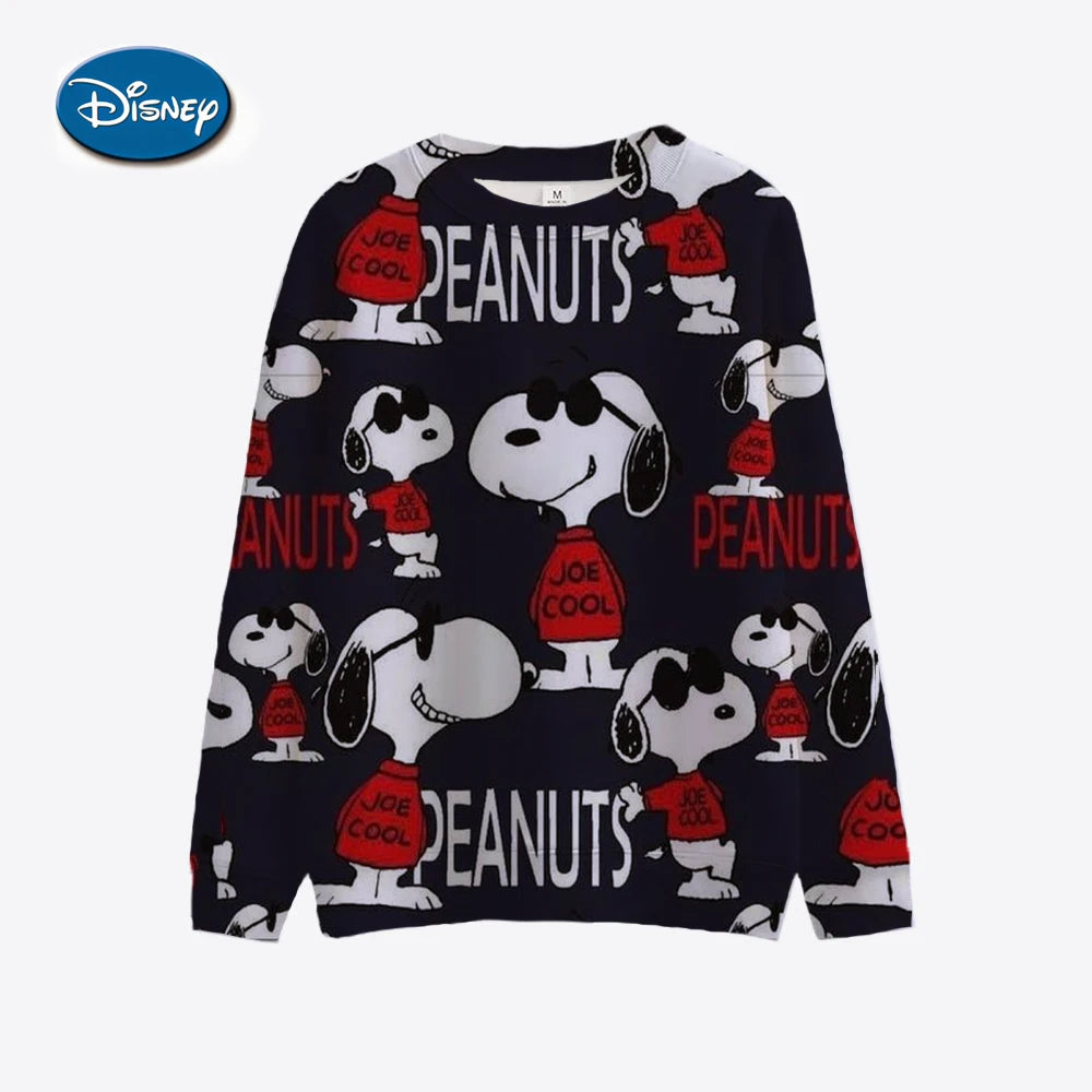 Autumn and Winter Hot-selling Disney Snoopy Sweater 3D Printing Adult Women's Spring and Autumn New Hoodie Street Casual Jumper