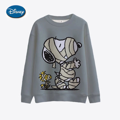 Autumn and Winter Hot-selling Disney Snoopy Sweater 3D Printing Adult Women's Spring and Autumn New Hoodie Street Casual Jumper