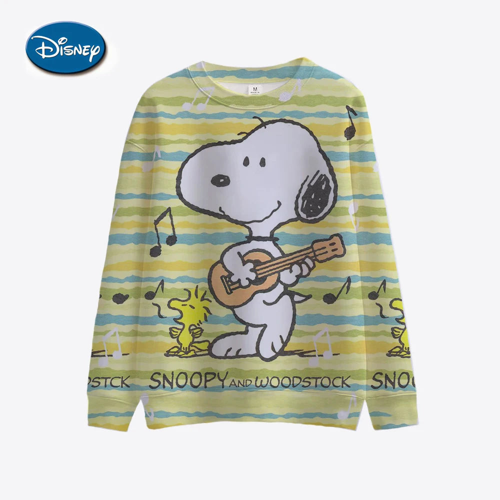 Autumn and Winter Hot-selling Disney Snoopy Sweater 3D Printing Adult Women's Spring and Autumn New Hoodie Street Casual Jumper