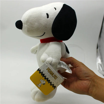 1piece 25CM Peanuts high quality Snoopy Woodstock Plush soft toys Snoopy dog animal dolls best Christmas present