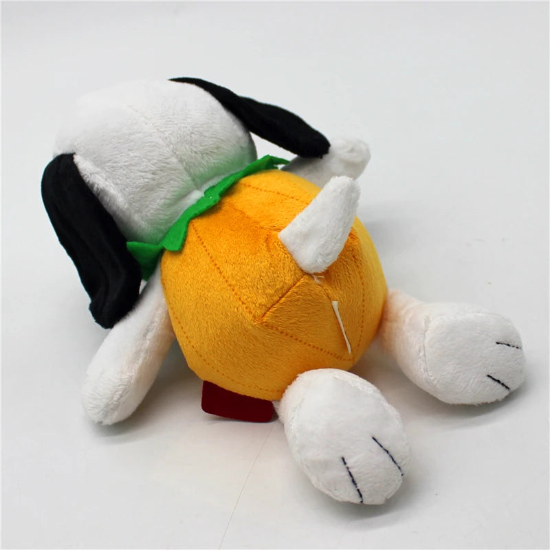 1piece 20cm Peanuts high quality Snoopy Halloween pumpkin doll Snoopy dog  plush animal toys