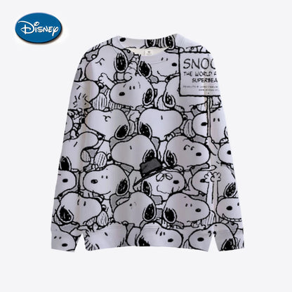 Autumn and Winter Hot-selling Disney Snoopy Sweater 3D Printing Adult Women's Spring and Autumn New Hoodie Street Casual Jumper