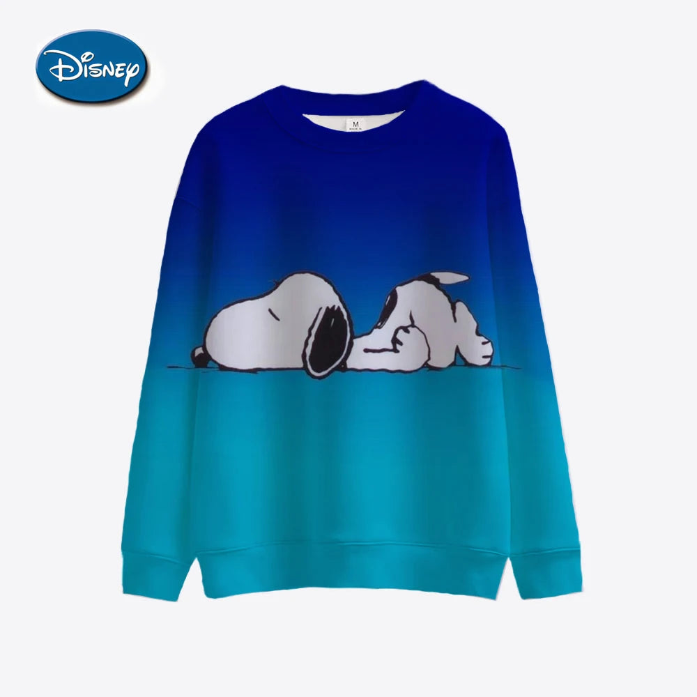 Autumn and Winter Hot-selling Disney Snoopy Sweater 3D Printing Adult Women's Spring and Autumn New Hoodie Street Casual Jumper